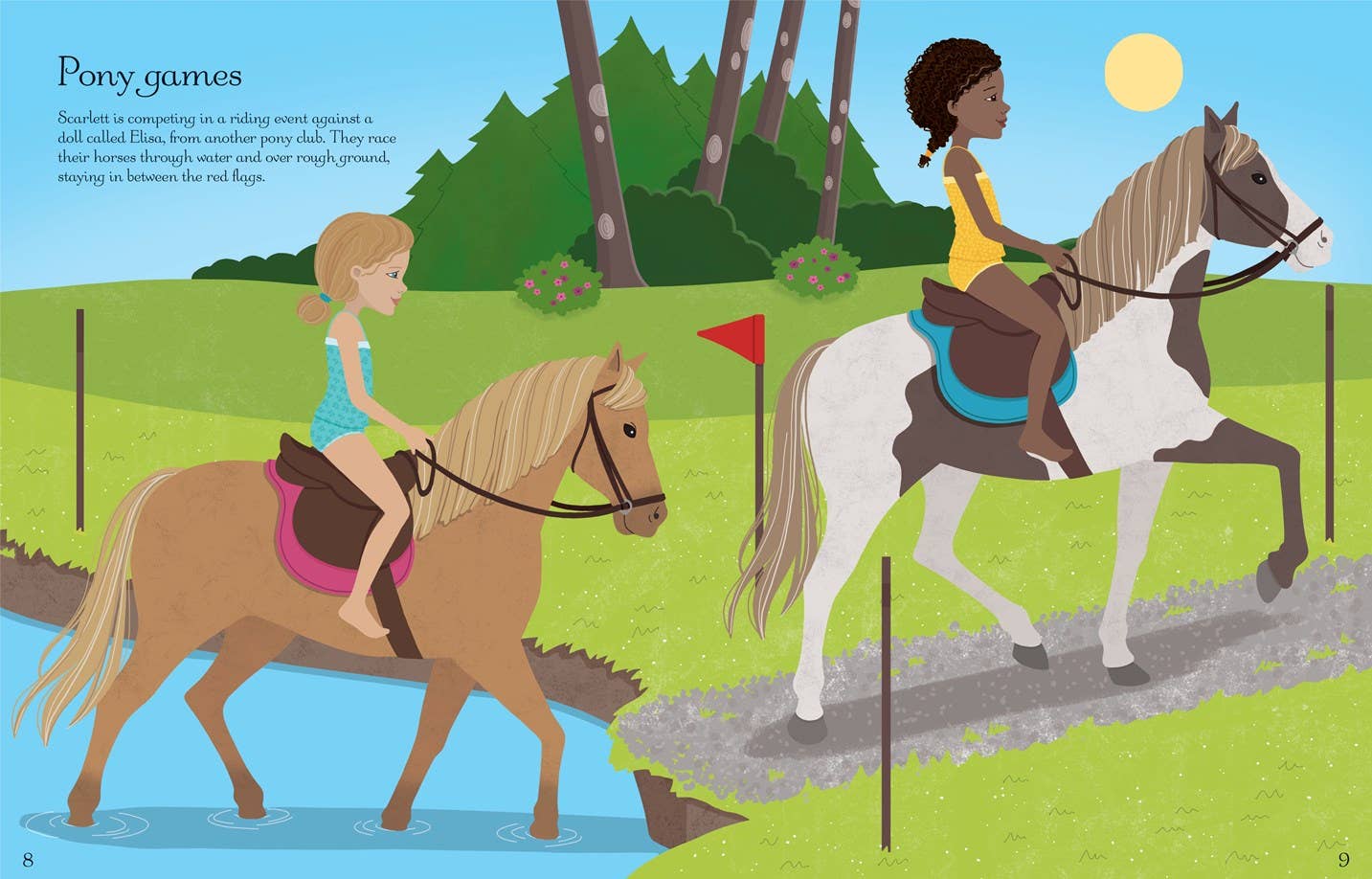 HarperCollins Sticker Dolly Dressing At the Stables: Usborne 9781836053699