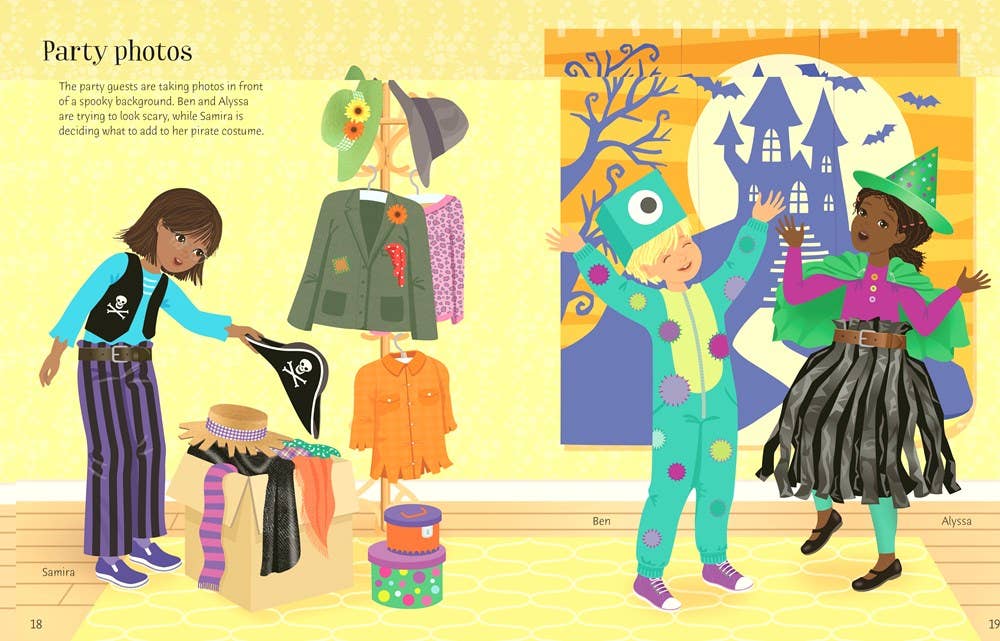 HarperCollins Sticker Dolly Dressing Halloween Party : Usborne 9781836050773
