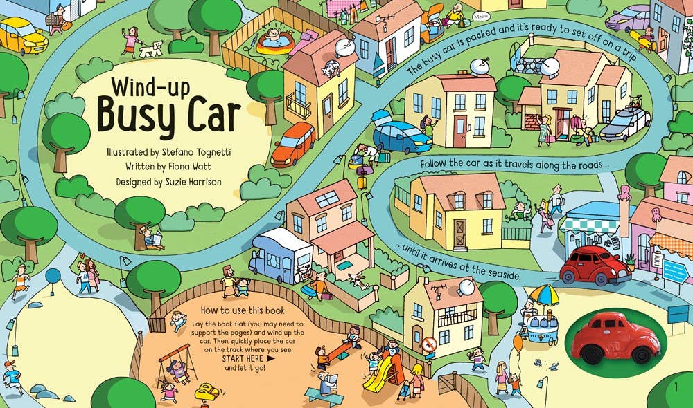 HarperCollins Wind-Up Busy Car : Usborne 9781805070221