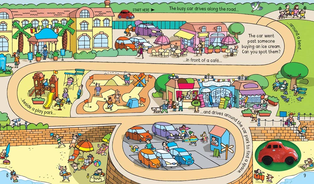 HarperCollins Wind-Up Busy Car : Usborne 9781805070221