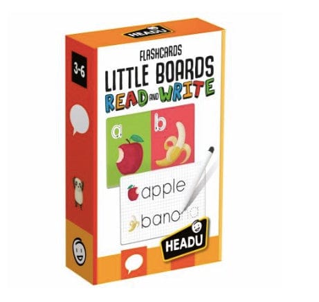 Headu Flashcards Little boards Read and Write Montessori