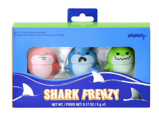 I Scream Iscream shark frenzy Lip Balm set