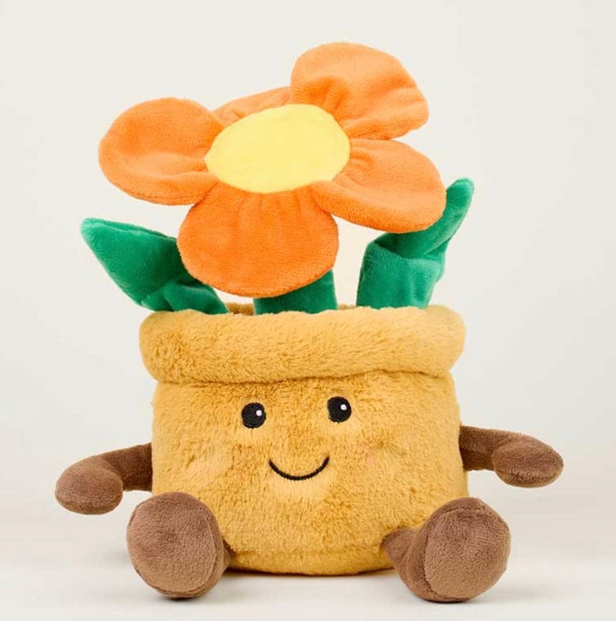Intelex Orange Flower Pot Warmies