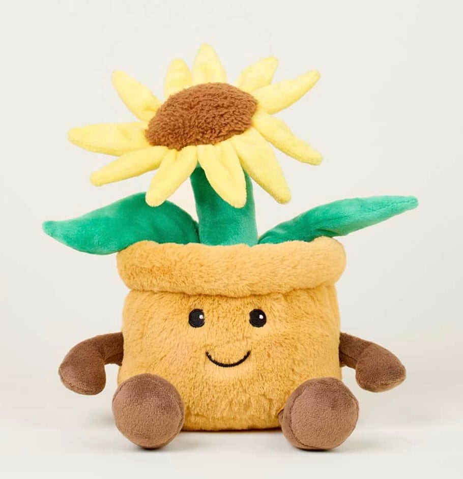 Intelex Yellow Flower Pot Warmies