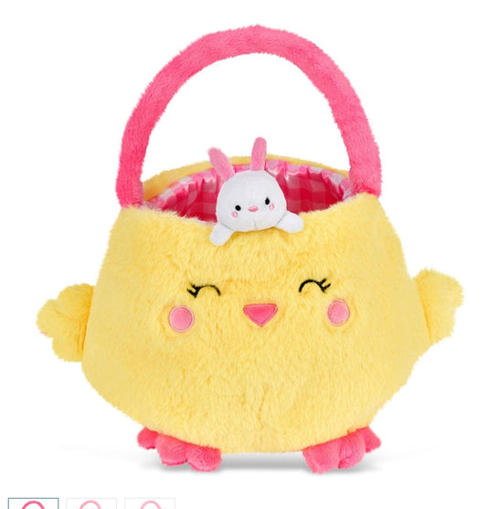 ISCREAM Hoppy Chick Basket Plush