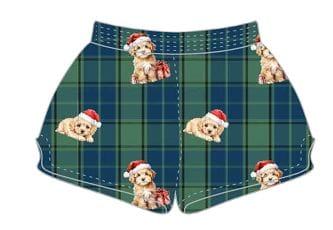 ISCREAM Iscream Girls Girls-bottoms Santa Doodle Plush Shorts
