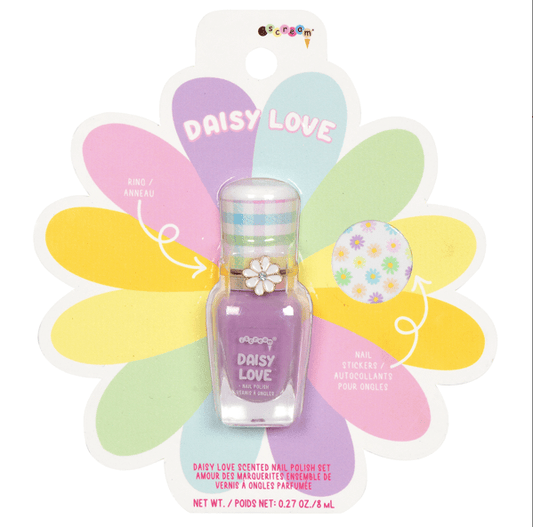 Iscream Iscream Daisy Love Nail polish & ring set