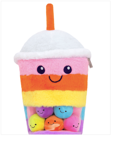 Iscream Rainboba Tea Packaging Plush