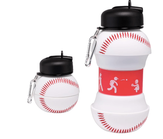 iscream Baseball Collapsible Water Bottle