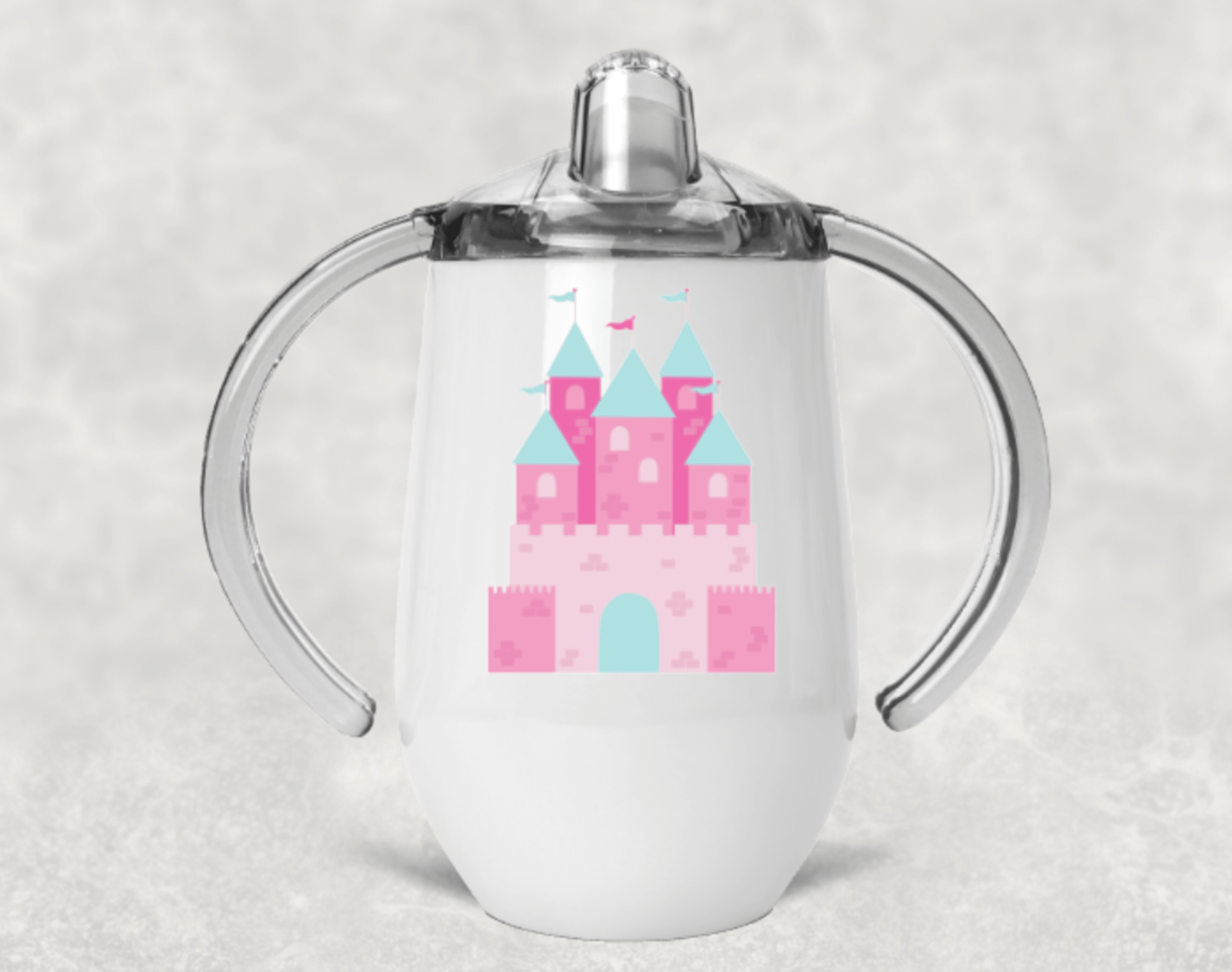 J. Mack Designs Default Princess Castle Insulated Kid Sippy Cup