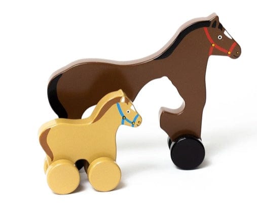 Jack Rabbit Creations Big & Little Horse Push Toy