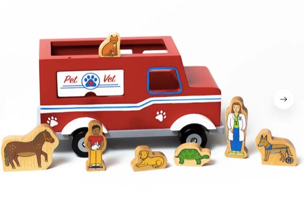 Jack Rabbit Creations Pet Vet Magnetic Truck