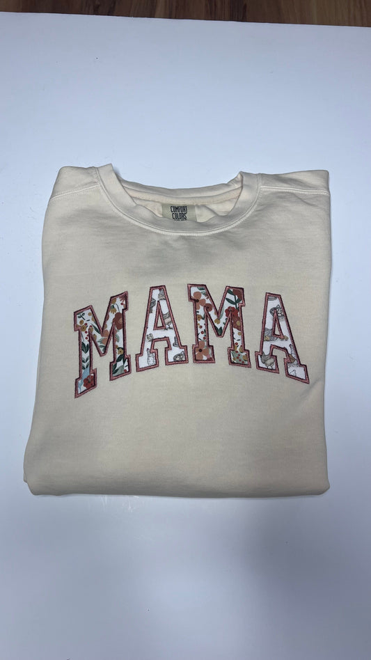 Judy T shirts Large MAMA Applique' sweatshirt
