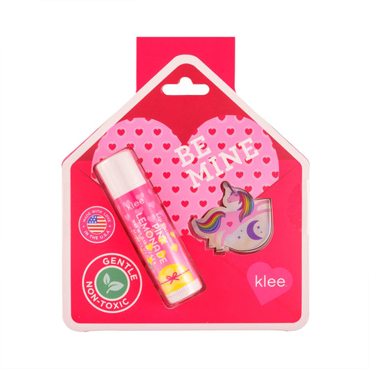 Klee Naturals Hug and Kiss - Valentine's Day Lip Shimmer and Sticker Set