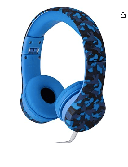 Klien Group Kids Headphones  (Boys/Girls) - Blue Camo