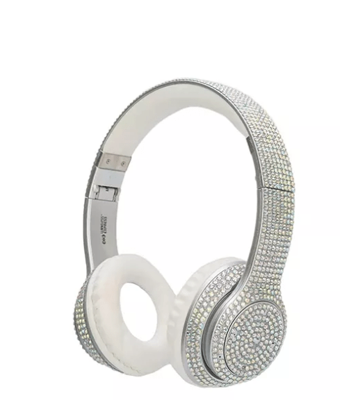 Klien Group Stereo Bluetooth Bling Headphones Iridescent Bling