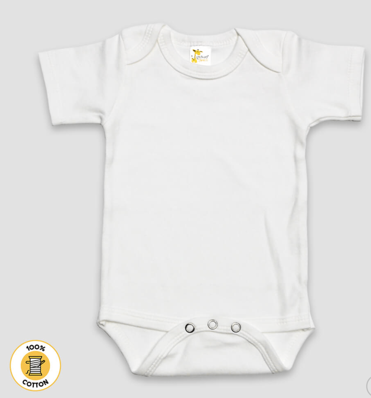 laughing Giarffe 6-12M Body Suit Blank