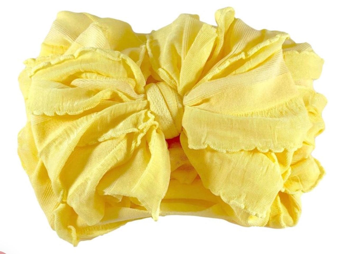 Lemonaide Stand Buttercup Rockin Royalty Ruffled Headband