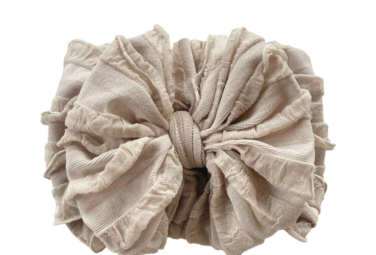 Lemonaide Stand Champagn Rockin Royalty Ruffled Headband