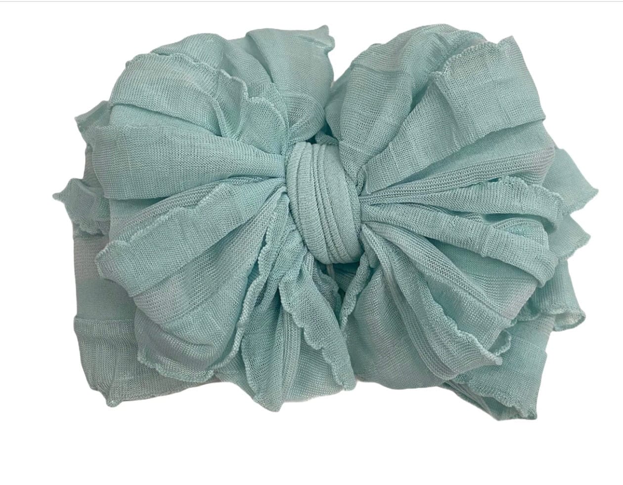 Lemonaide Stand Seafoam Rockin Royalty Ruffled Headband