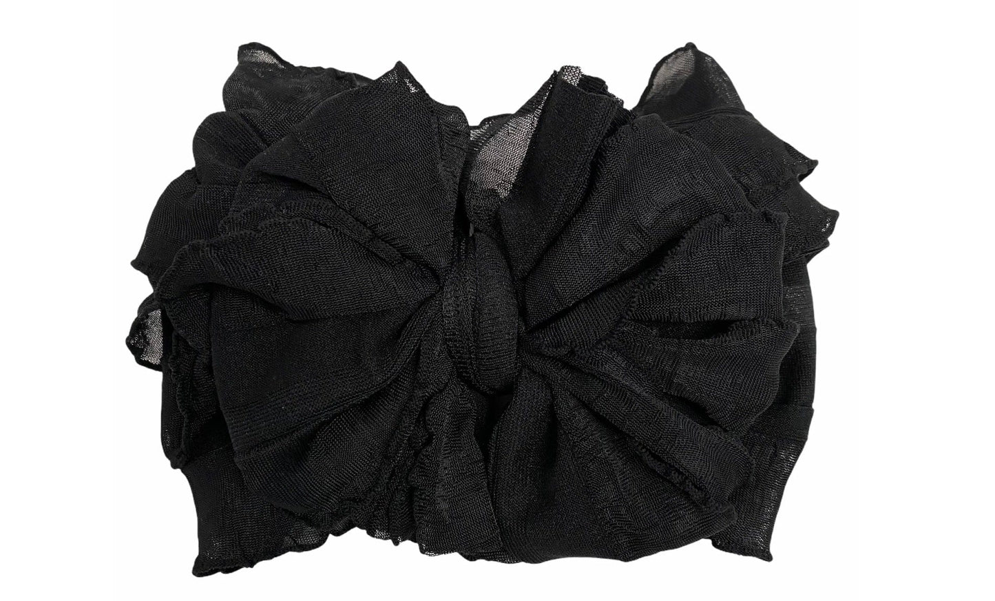 Lemonaide Stand Black Rockin Royalty Ruffled Headband