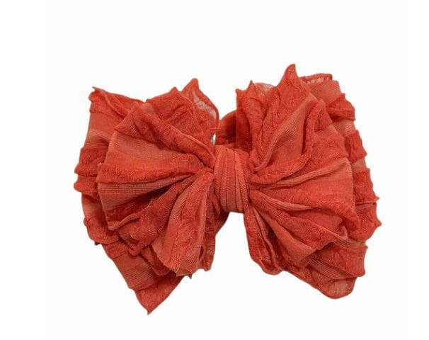 Lemonaide Stand Burnt Orange Rockin Royalty Ruffled Headband