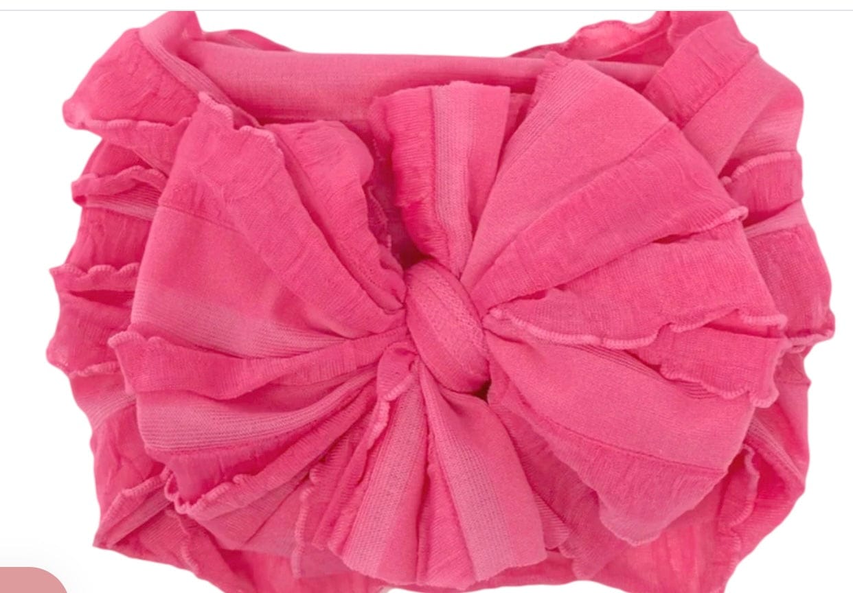 Lemonaide Stand Candy Pink Rockin Royalty Ruffled Headband