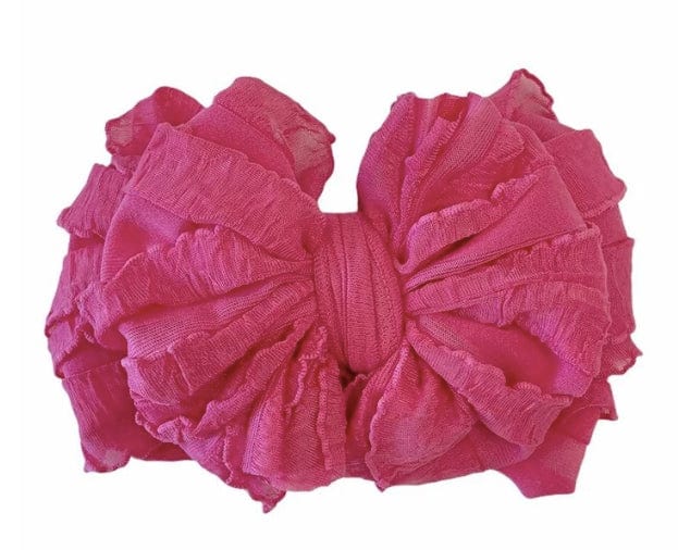 Lemonaide Stand Hot Pink Rockin Royalty Ruffled Headband