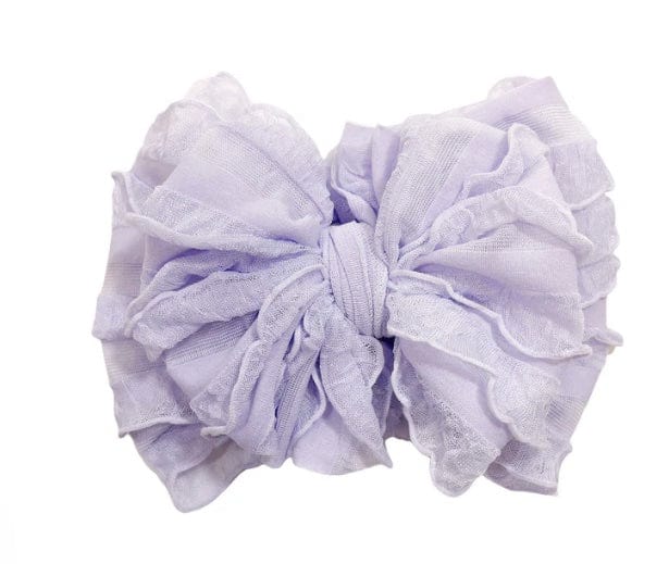 Lemonaide Stand Lavender Rockin Royalty Ruffled Headband