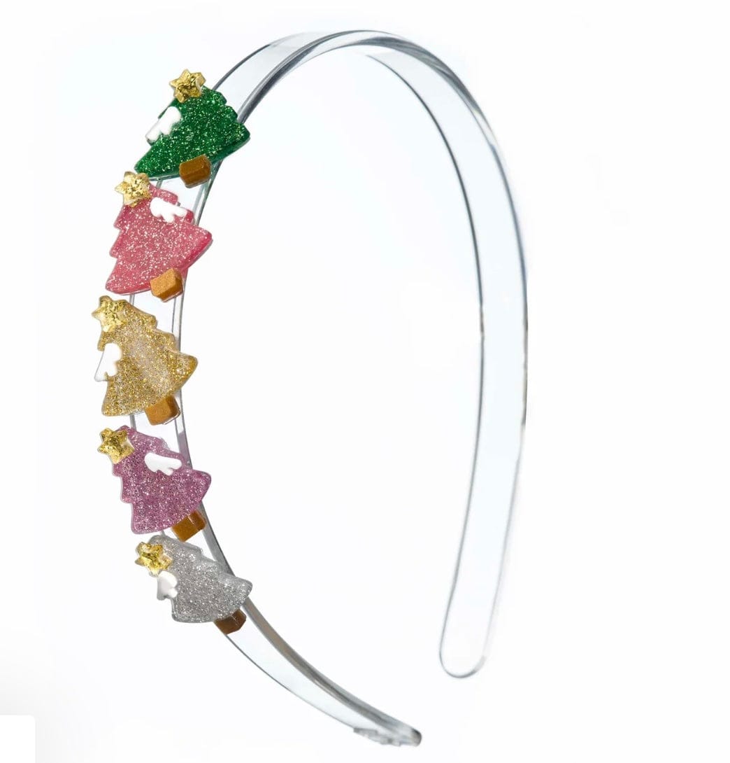 Lilies and Roses Tree Multi Pink and Gold Headband