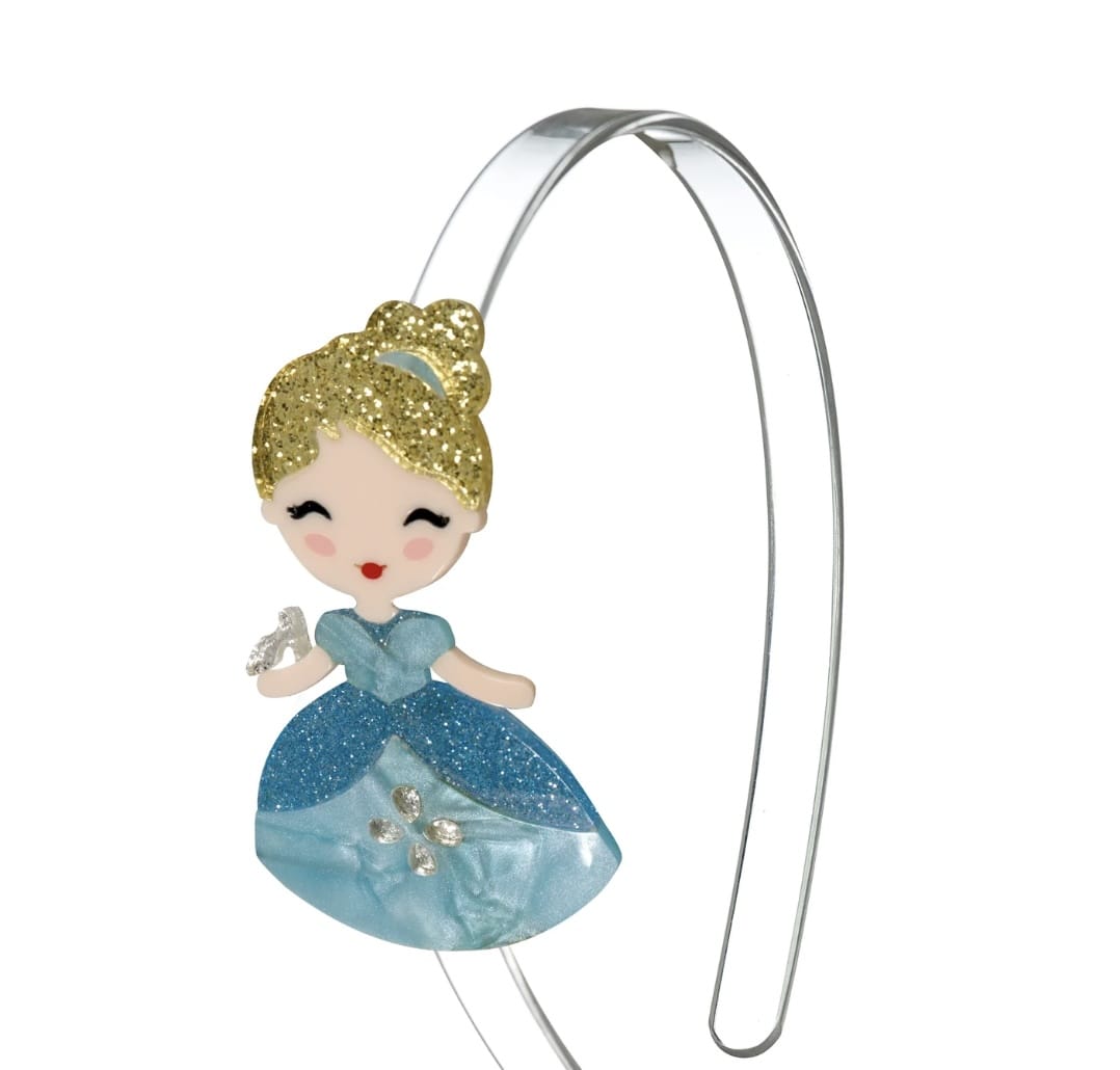 LILIES &ROSE Lilies &rose Girls Accessories-headwear Cute Doll Blue Dress Headband