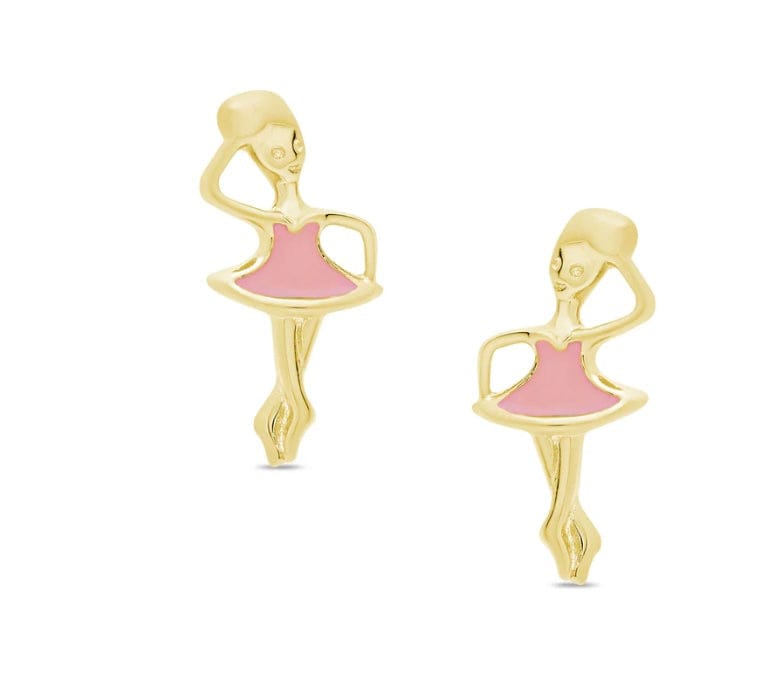 Lily & Nily Ballerina Stud Earrings