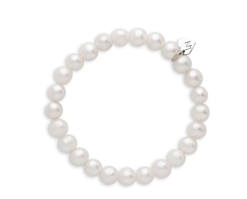 Lily & Nily Freshwater Pearl Strand Stretch Bracelet