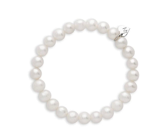 Lily & Nily Freshwater Pearl Strand Stretch Bracelet