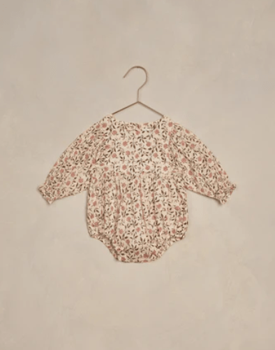 Little Beach Babes Boutique  18M Luna Romper Poppy Bloom