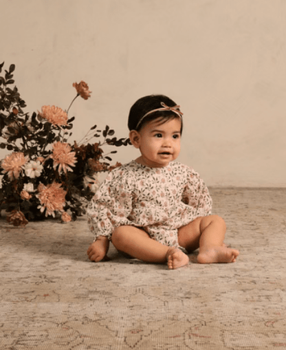 Little Beach Babes Boutique  18M Luna Romper Poppy Bloom