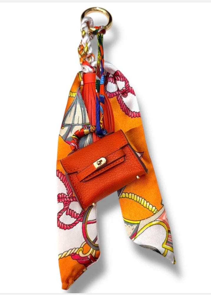 Little Beach Babes Boutique  Orange Hermes birkin bag charms