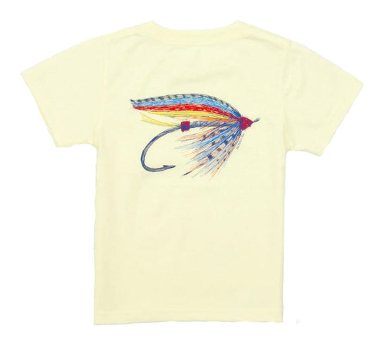 Little Beach Babes Boutique  Boys Let It Fly SS Light Yellow