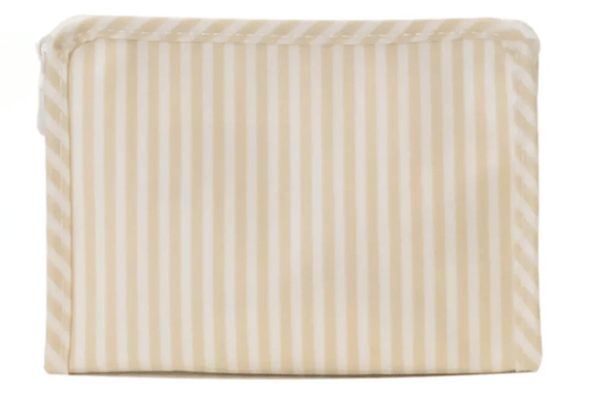 Little Beach Babes Boutique  Sand Large Zip Pouch- Sand