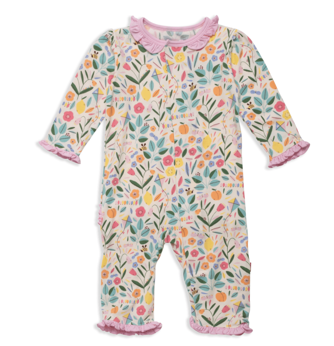 Little Beach Babes Boutique  Magnetic Me Lifes Peachy Ruffles Coverall