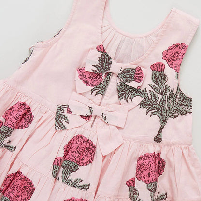 Little Beach Babes Boutique  Pink chicken-SS23-Girls Eloise Dress