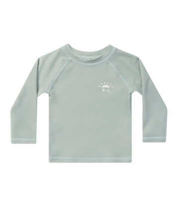 Little Beach Babes Boutique  RASH GUARD  SEAFOAM