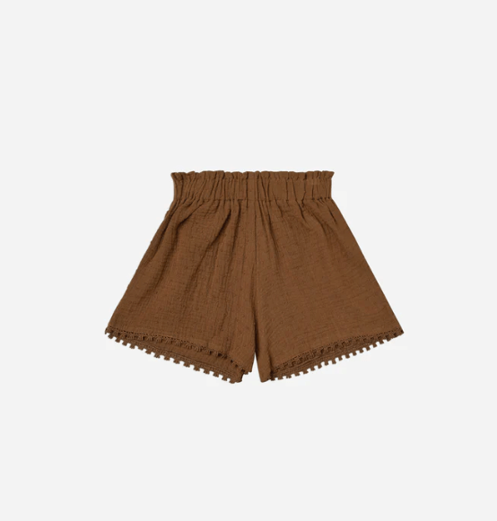 Little Beach Babes Boutique  Rylee and Cru-SS23-remi shorts || chocolate