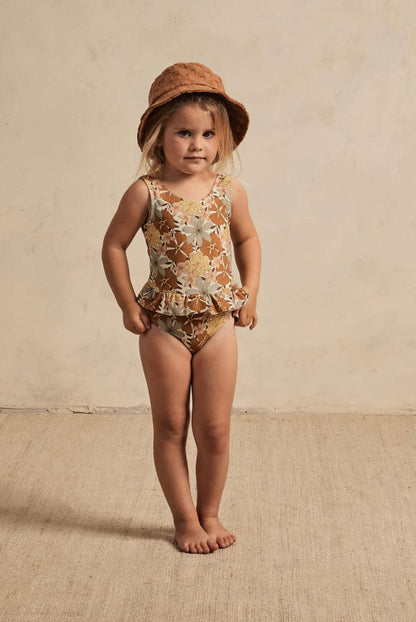 Little Beach Babes Boutique  Rylee & Cru-SS23- Skirted One-Piece- Safari Floral