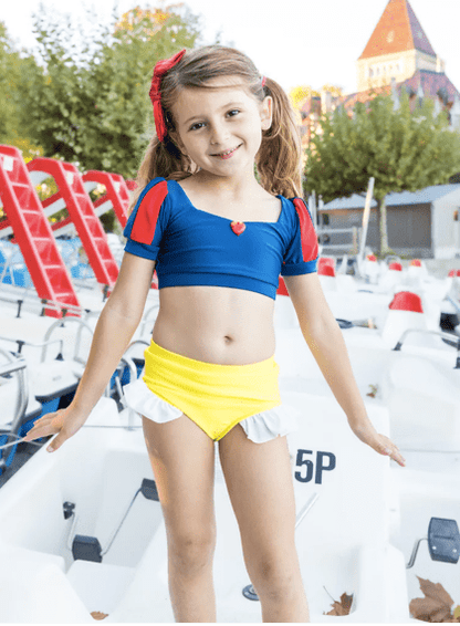 Little Beach Babes Boutique  Snow White Swim Suit - 2 Piece