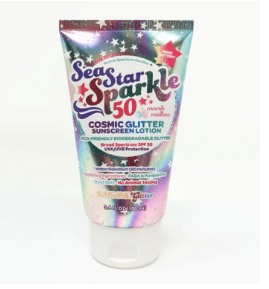 Little Beach Babes Boutique  Sunshine Glitter Sunscreen SPF 50