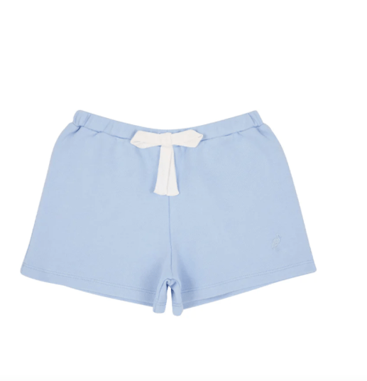 Little Beach Babes Boutique  The Beaufort Bonnet Company-Shipley shorts-Beale Street Blue With Worth Avenue White Bow & Stork