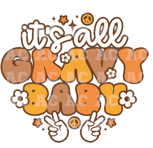 Little Beach Babes It's all Gravy Baby T shirt Adult