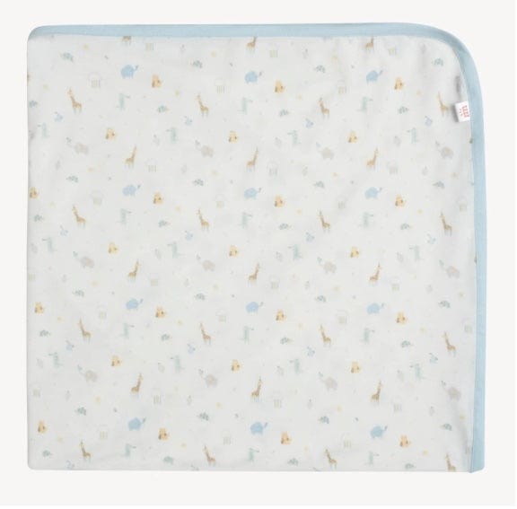 Magnetic Me Magnetic Me blue little bitty pretty one modal baby blanket