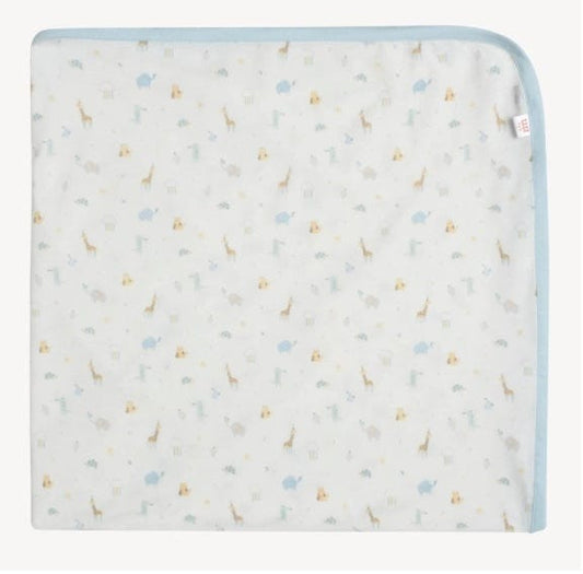 Magnetic Me Magnetic Me blue little bitty pretty one modal baby blanket